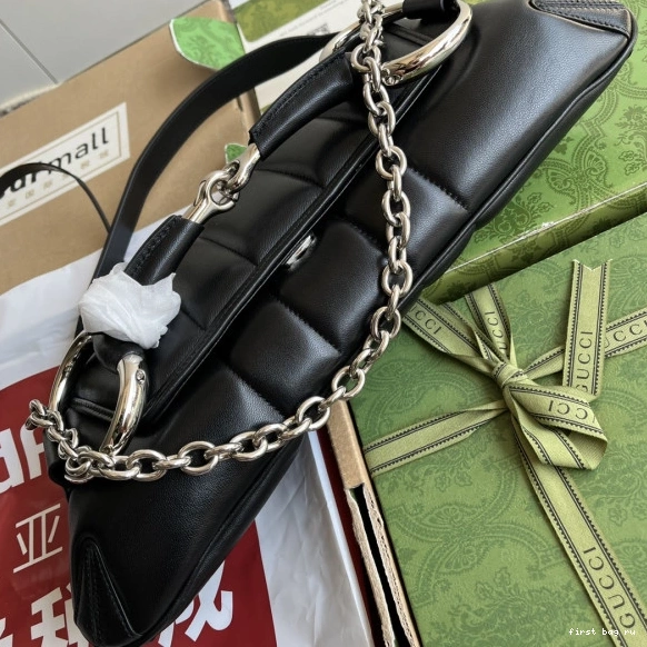 First bag ru MEDIUM BAG SHOULDER GUCCI HORSEBIT CHAIN 0709